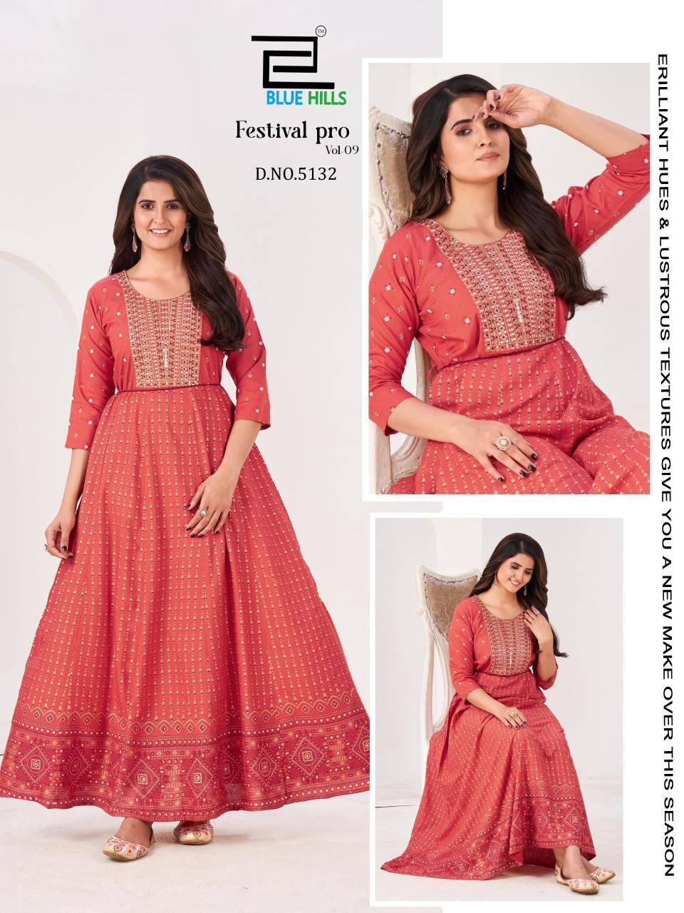 Blue hills festival pro vol.9 Kurti dealers in Hyderabad